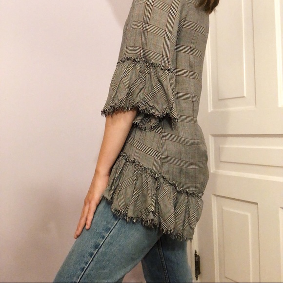 Plaid Tunic Top - Picture 3 of 3